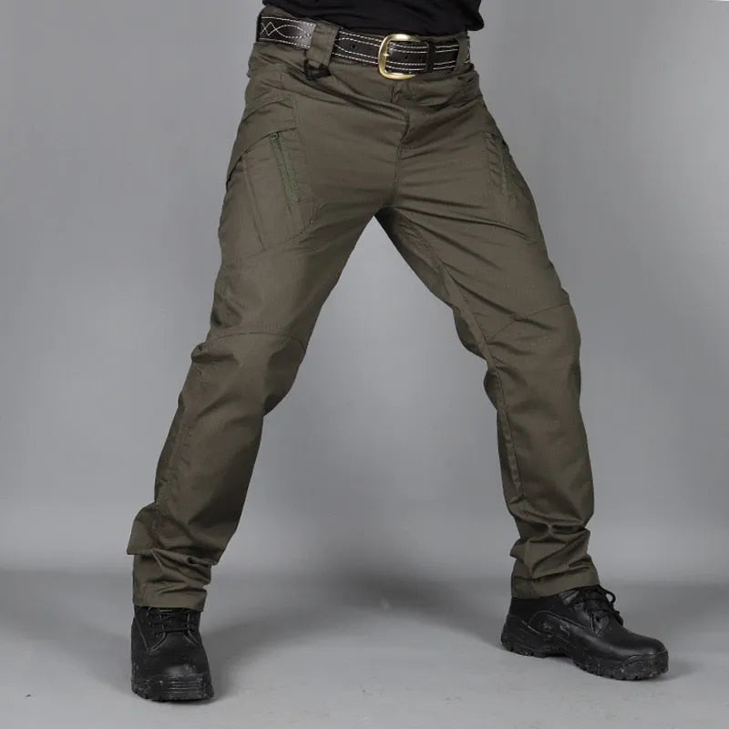 Men's Tactical Stretch Cargo Pants with Multi-Pockets