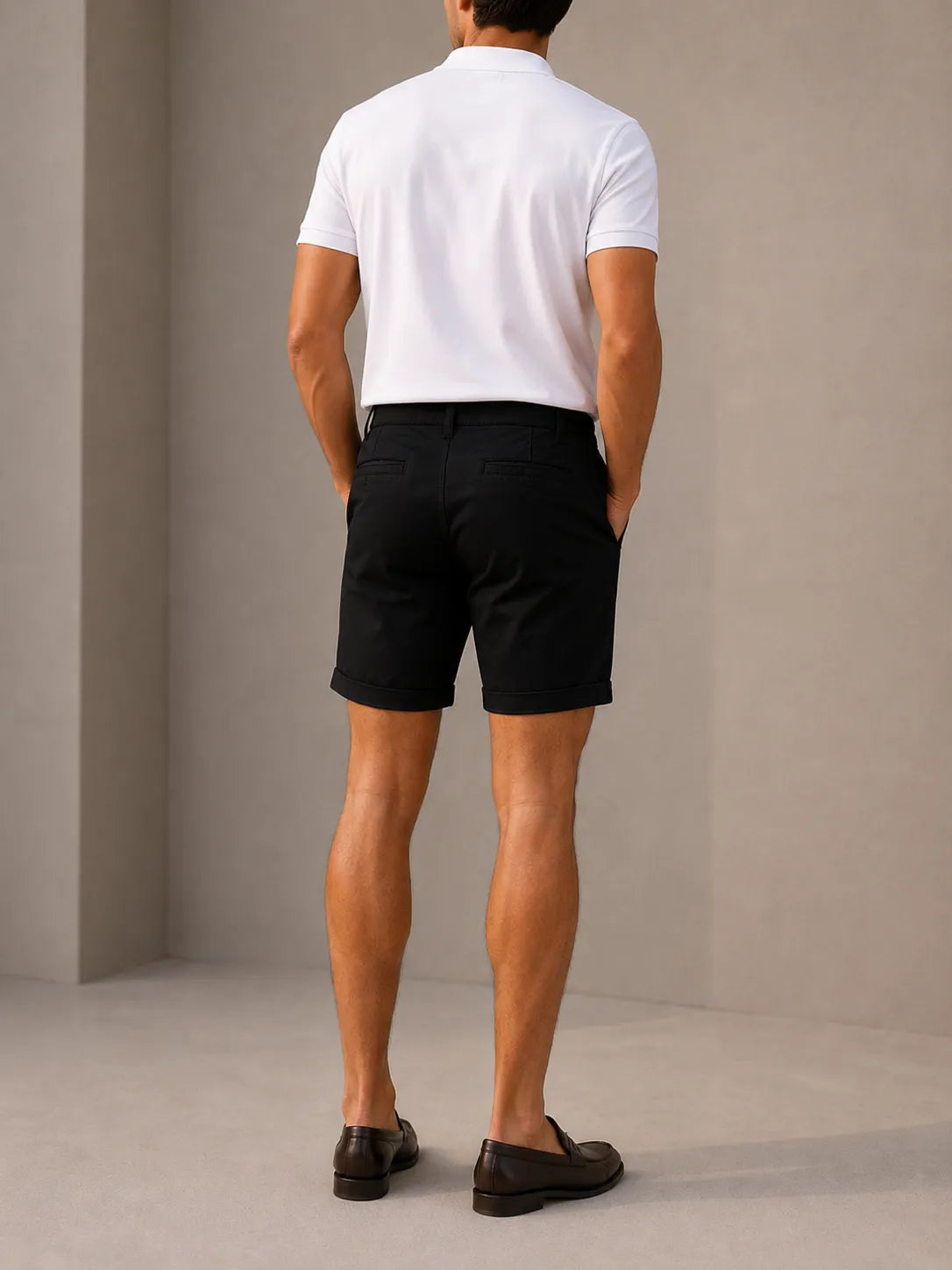 Men's Tailored Summer Shorts in Lightweight Twill
