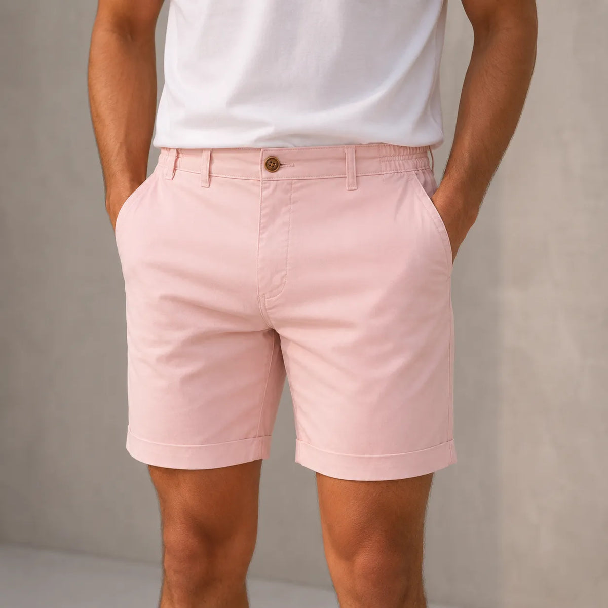 Men's Tailored Summer Shorts in Lightweight Twill
