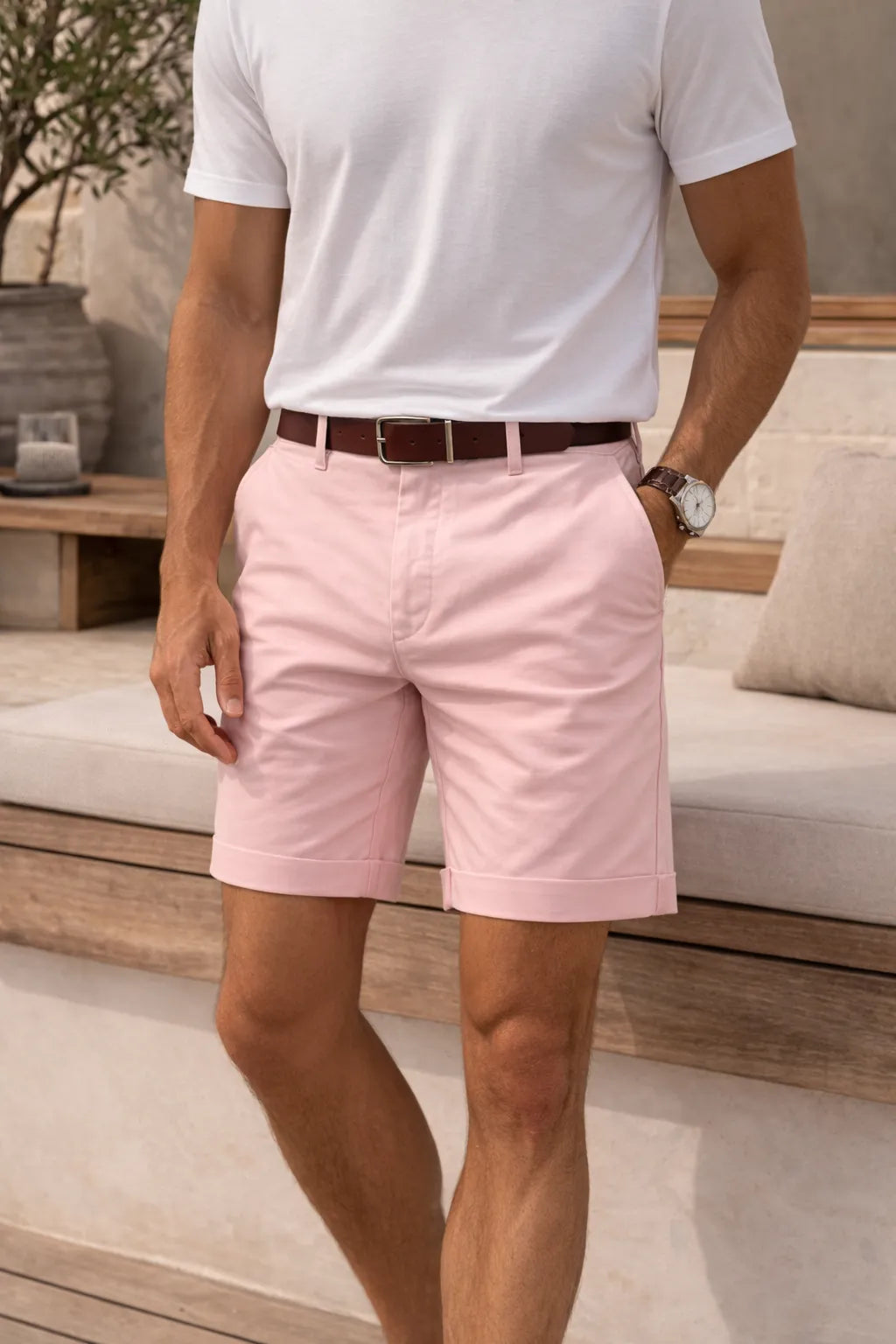 Men's Tailored Summer Twill Chino Shorts