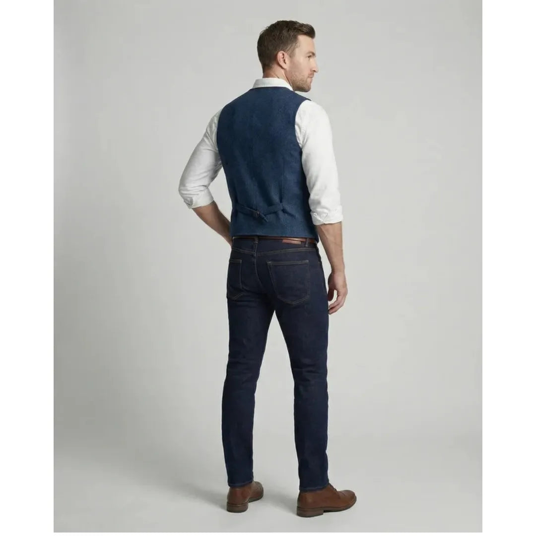 Men's Traditional Buttoned Vest with Elegant Cut