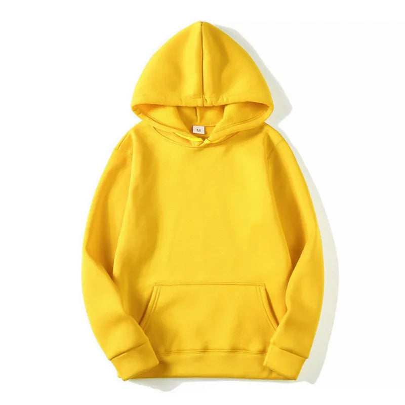Men's Warm Fleece Hoodie with Kangaroo Pocket