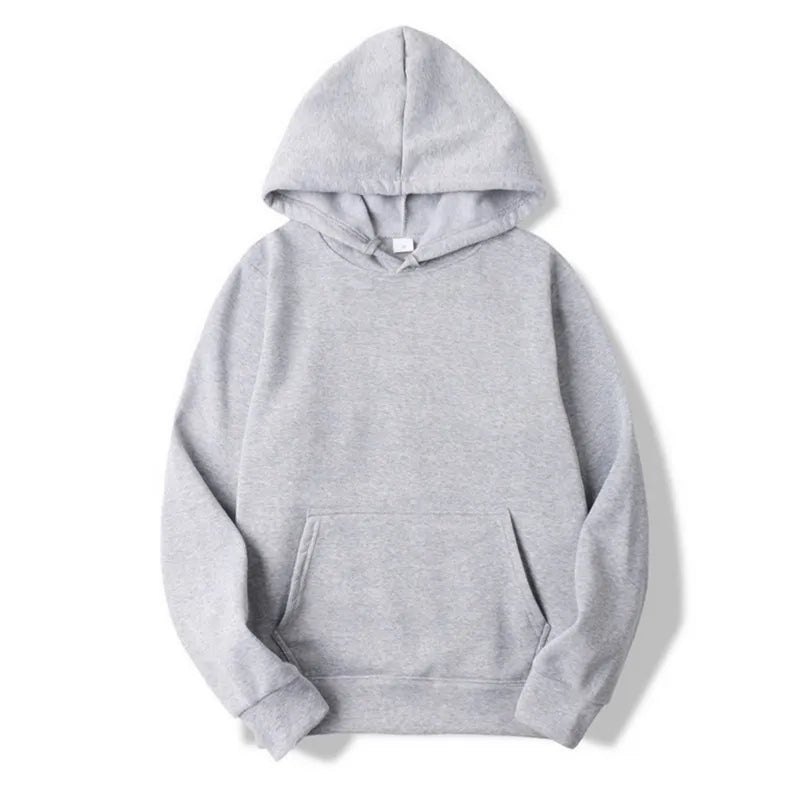 Men's Warm Fleece Hoodie with Kangaroo Pocket