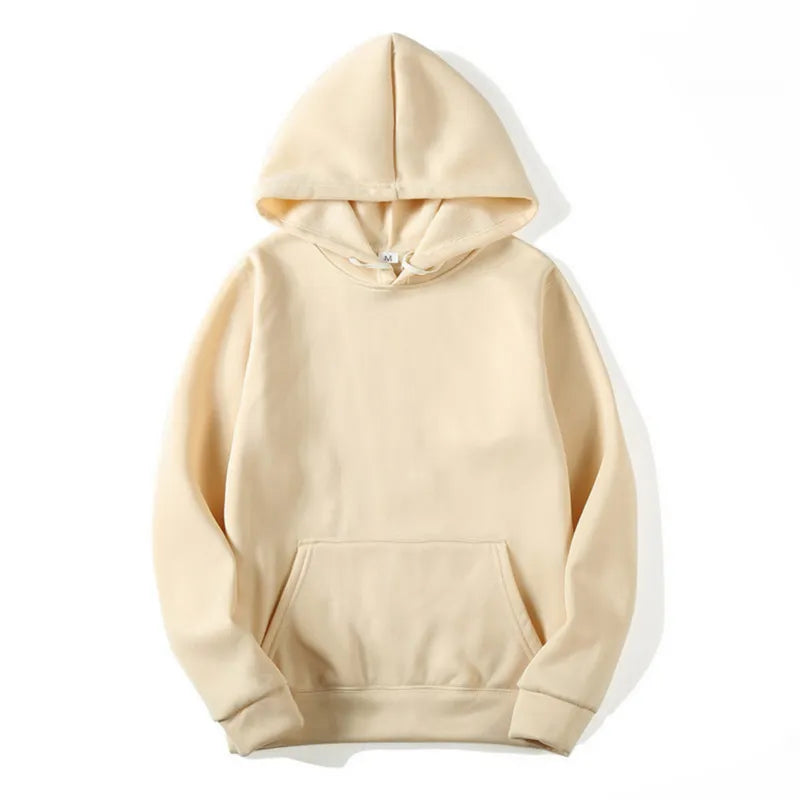 Men's Warm Fleece Hoodie with Kangaroo Pocket