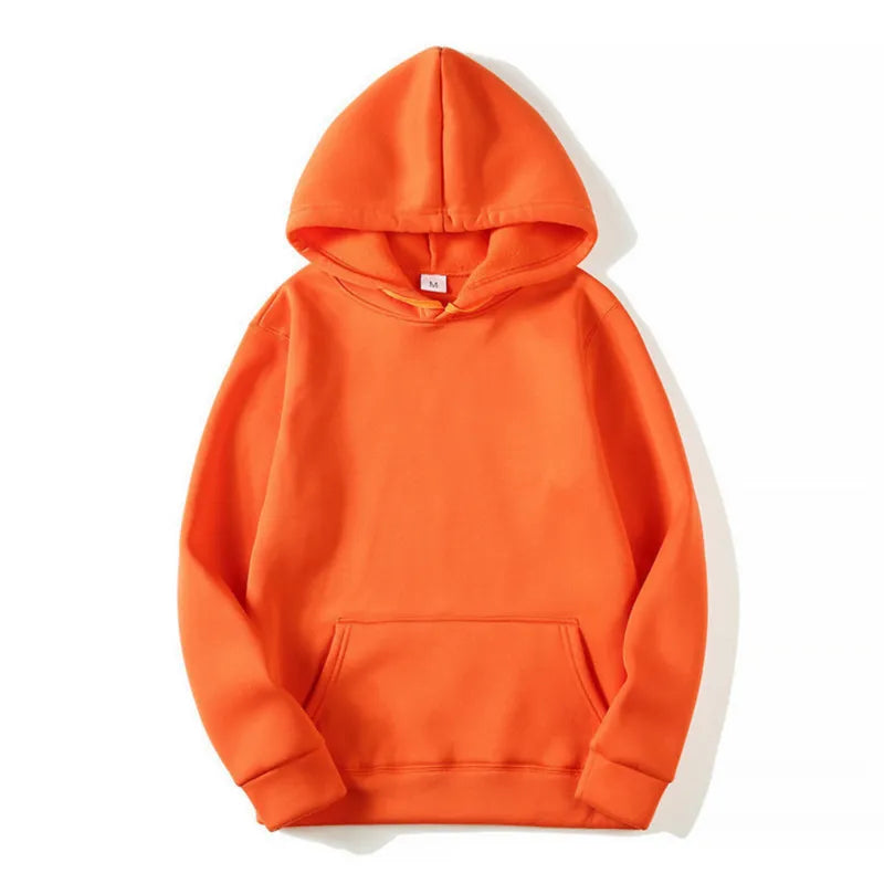 Men's Warm Fleece Hoodie with Kangaroo Pocket