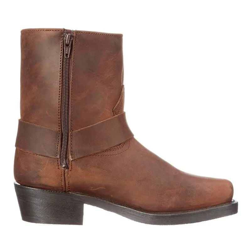 Men's Western Leather Cowboy Boots for Everyday Wear