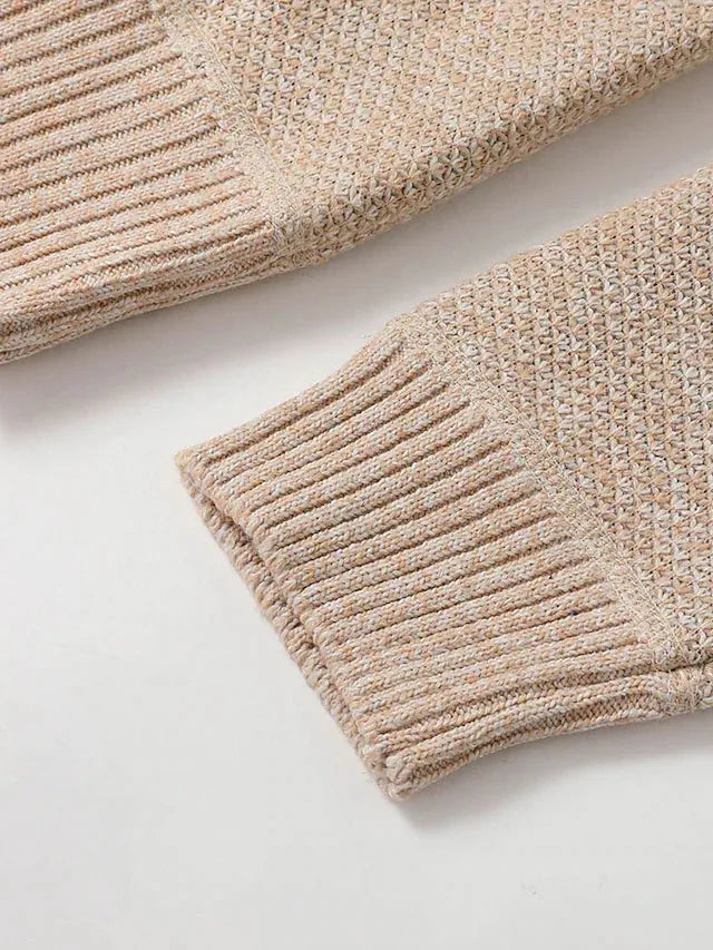 Men's Zip-Up Regular Fit Knit Cardigan