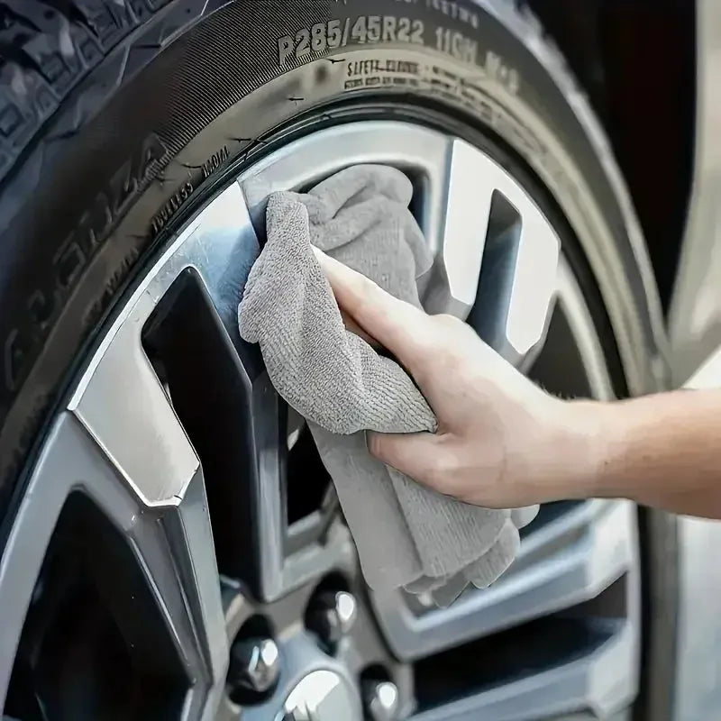Microfiber Cleaning Cloth Set with Reusable Design