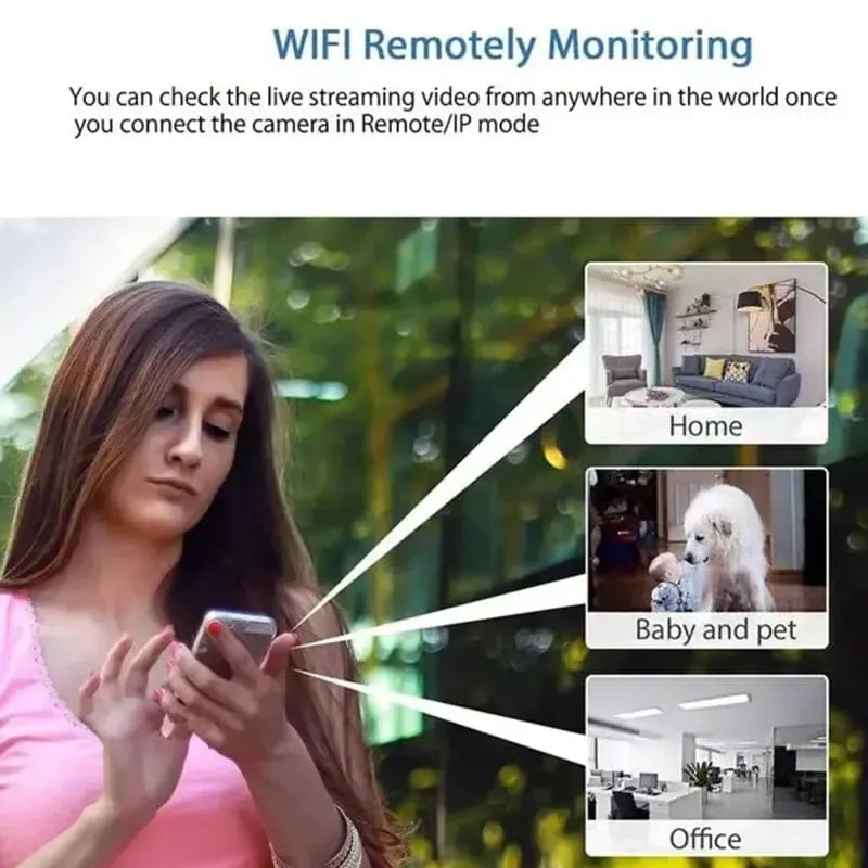 Mini HD Security Camera with Night Vision