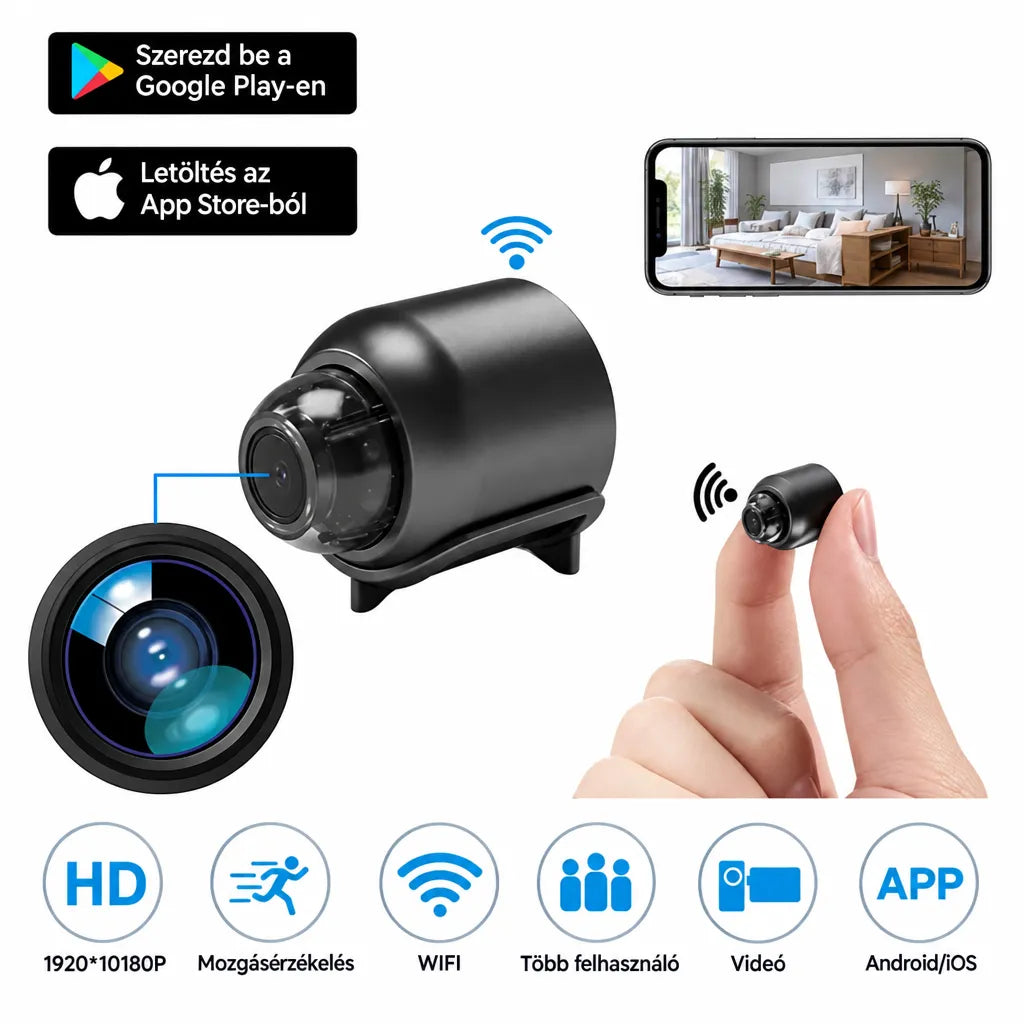 Mini WiFi Security Camera with Night Vision