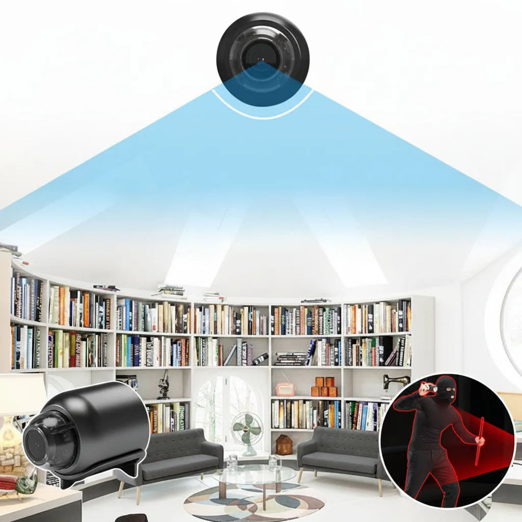 Mini WiFi Security Camera with Night Vision