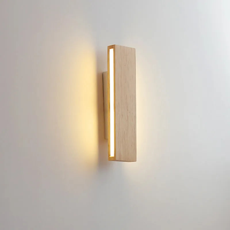 Minimalist Rotatable LED Wall Lamp in Japanese Style