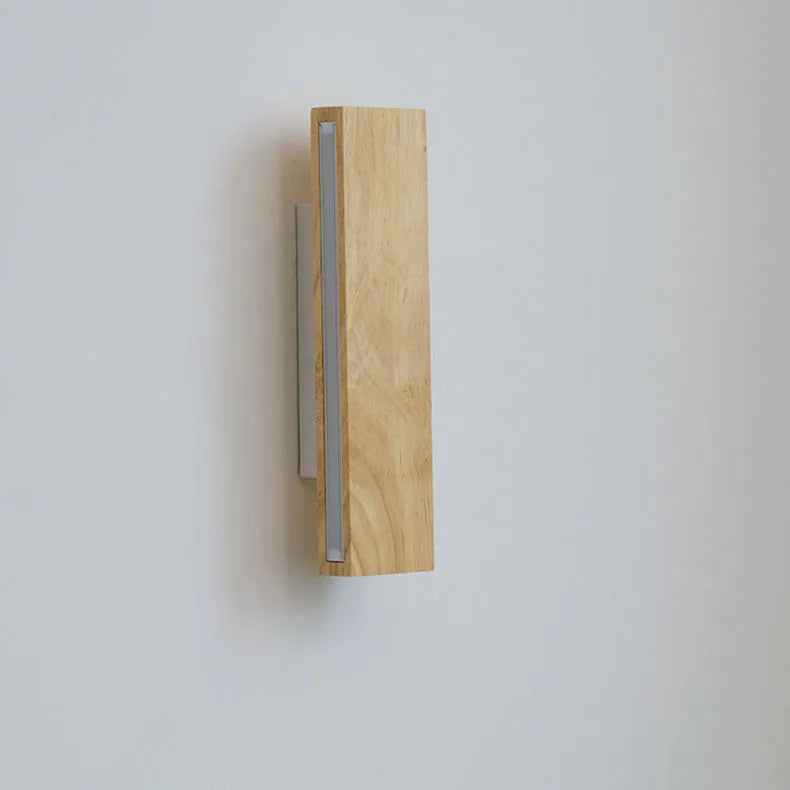 Minimalist Rotatable LED Wall Lamp in Japanese Style