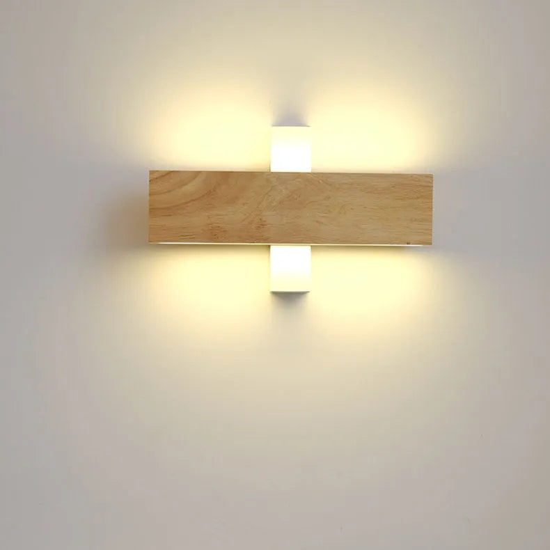 Minimalist Rotatable LED Wall Lamp in Japanese Style