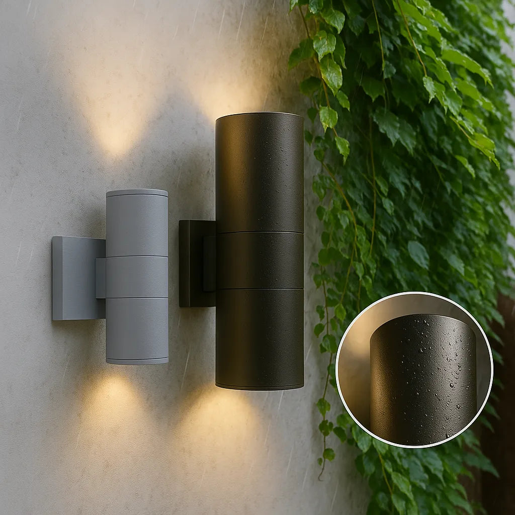 Modern LED Outdoor Wall Light with Direct Hardwire