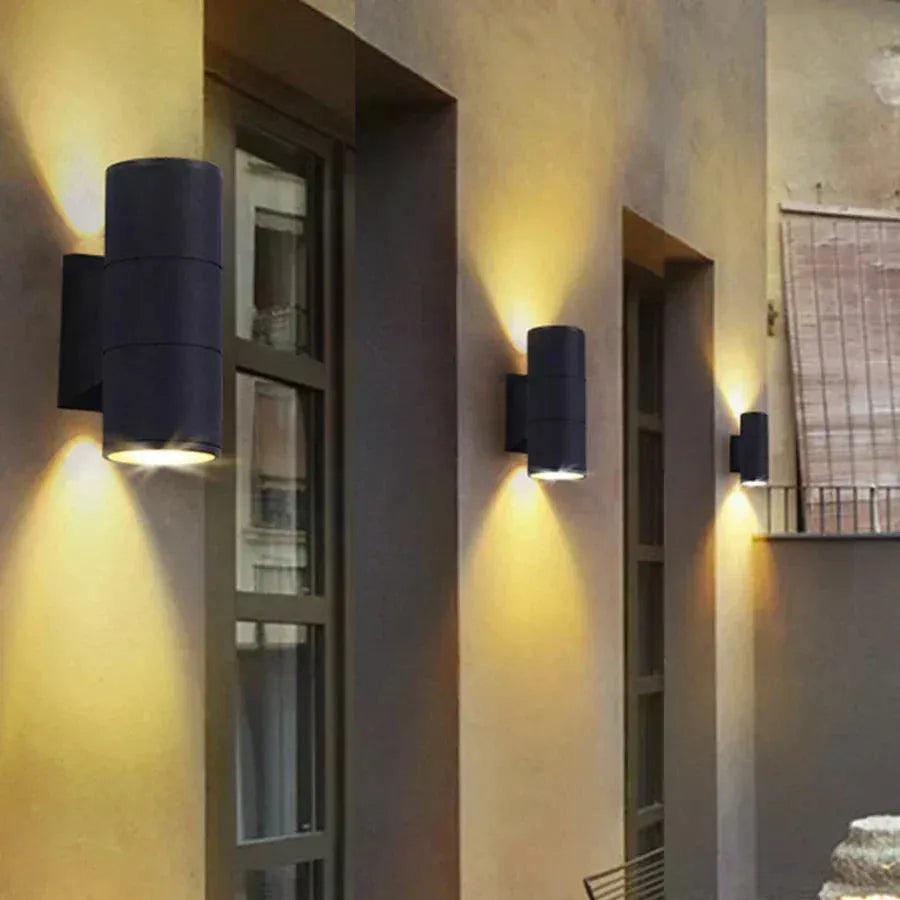 Modern LED Outdoor Wall Light with Direct Hardwire