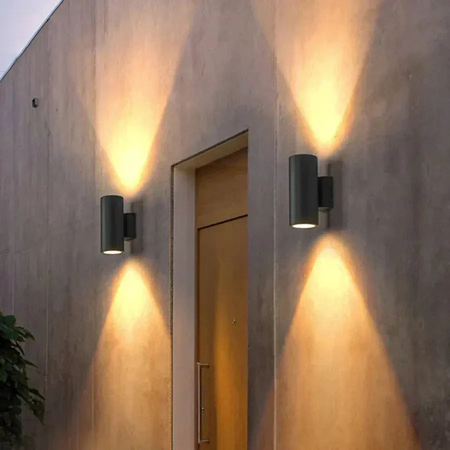 Modern LED Outdoor Wall Light with Direct Hardwire