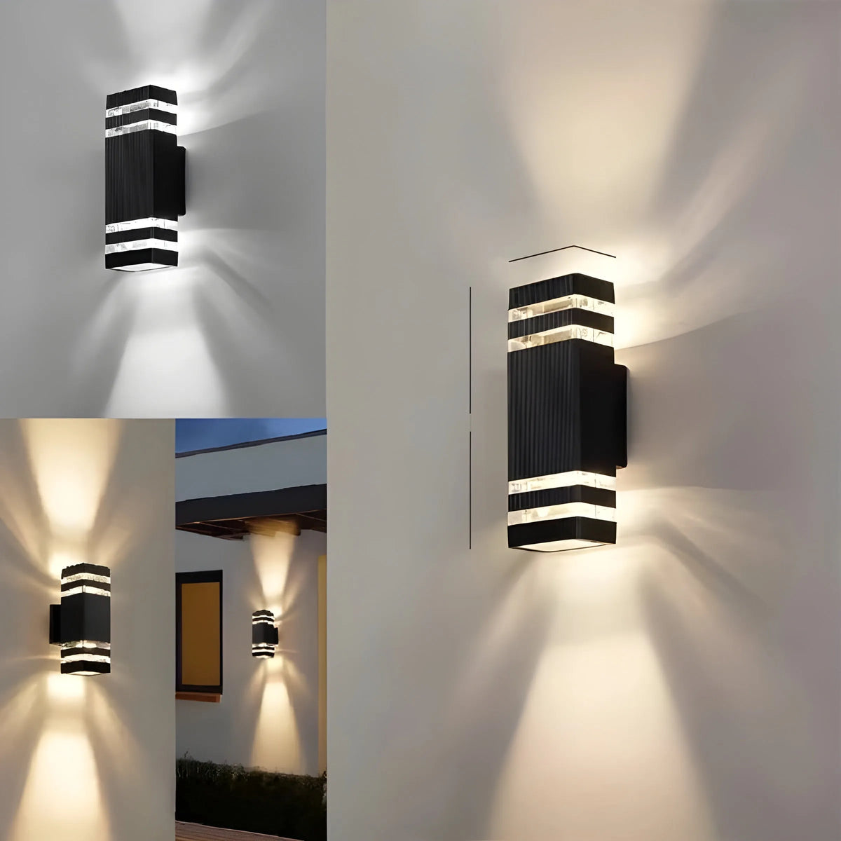 Modern LED Outdoor Wall Light with Up and Down Effect