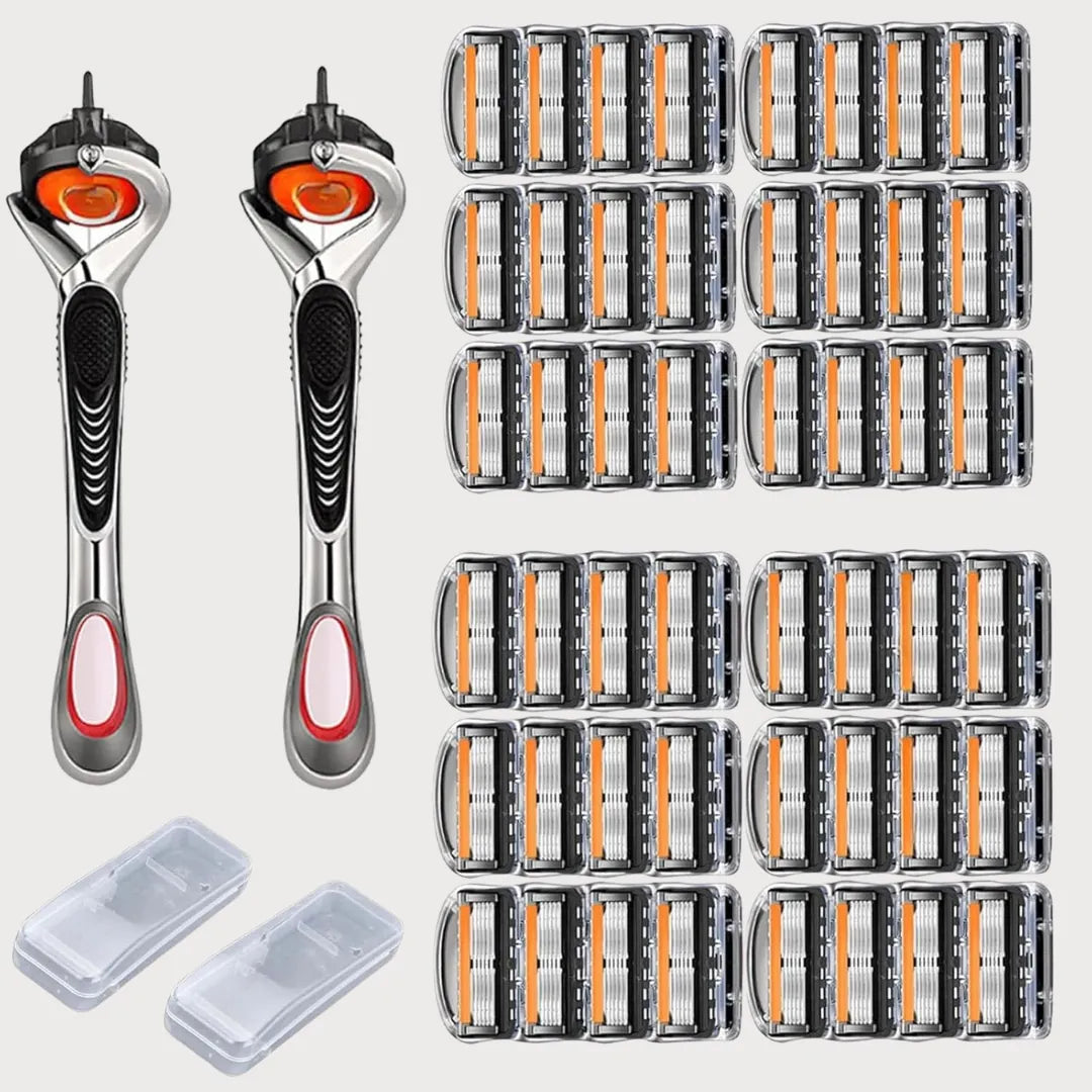 Multi-Layer Razor Blade Set for Smooth Shaving