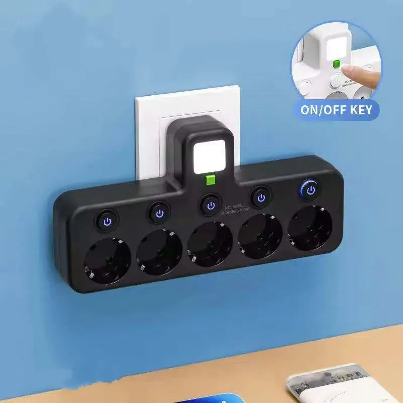 Multi-Socket Surge Protector with USB Ports