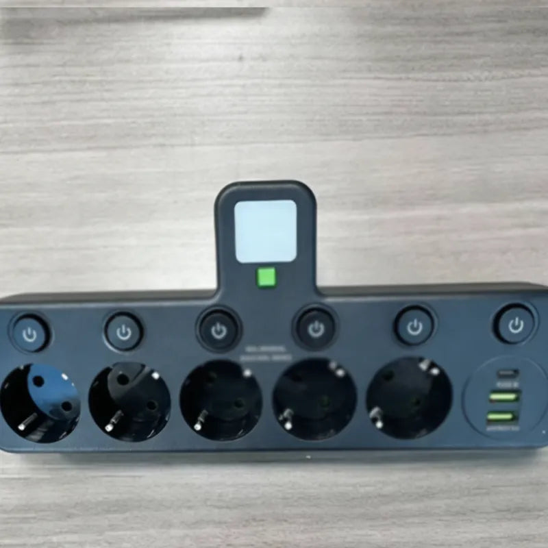 Multi-Socket Surge Protector with USB Ports