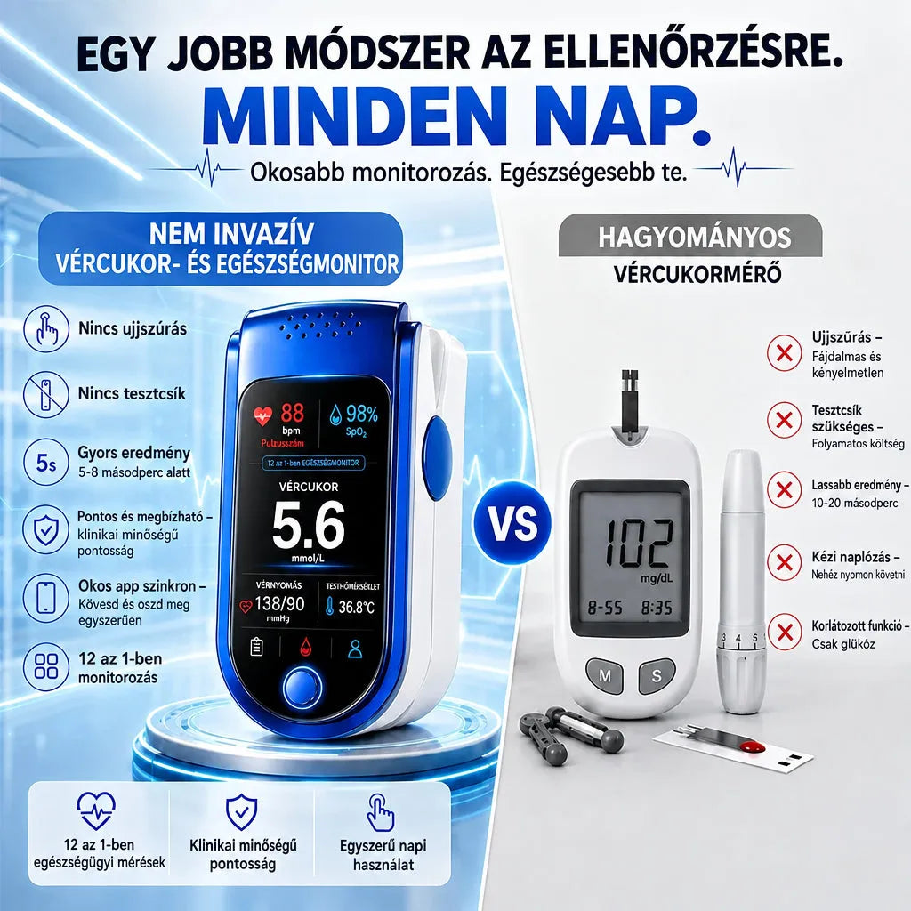 Non-Invasive Health Monitor with Painless Daily Tracking