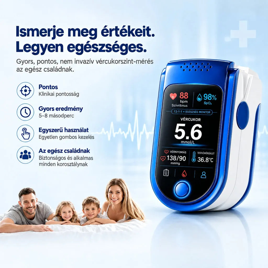 Non-Invasive Health Monitor with Painless Daily Tracking