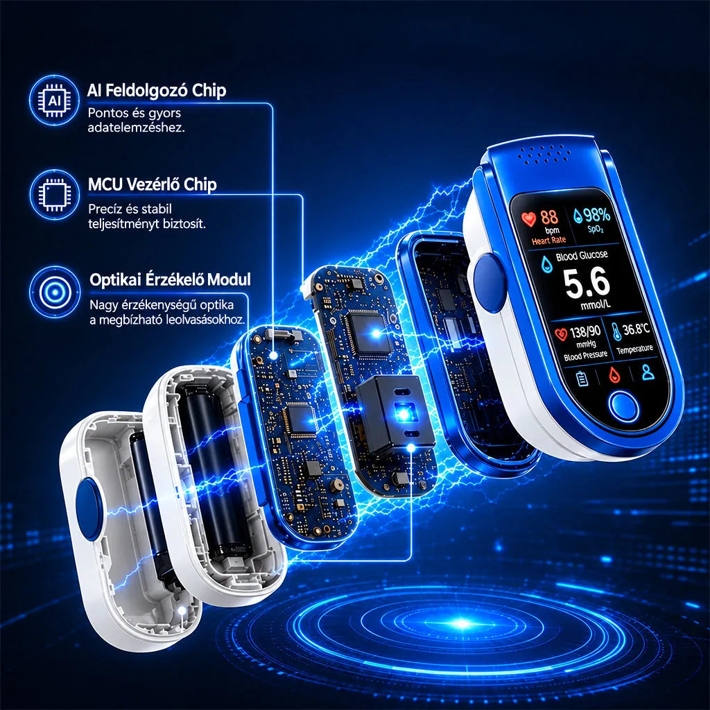 Non-Invasive Health Monitor with Painless Daily Tracking