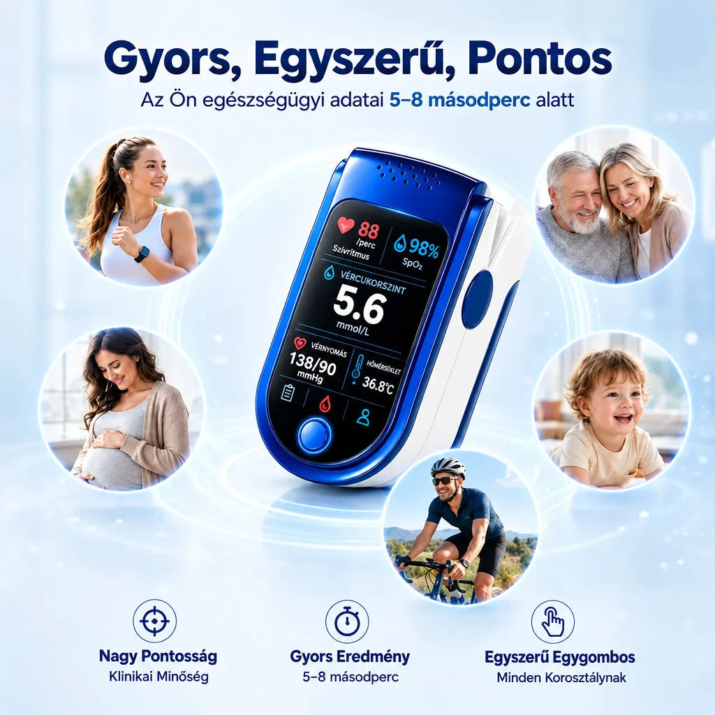 Non-Invasive Health Monitor with Painless Daily Tracking