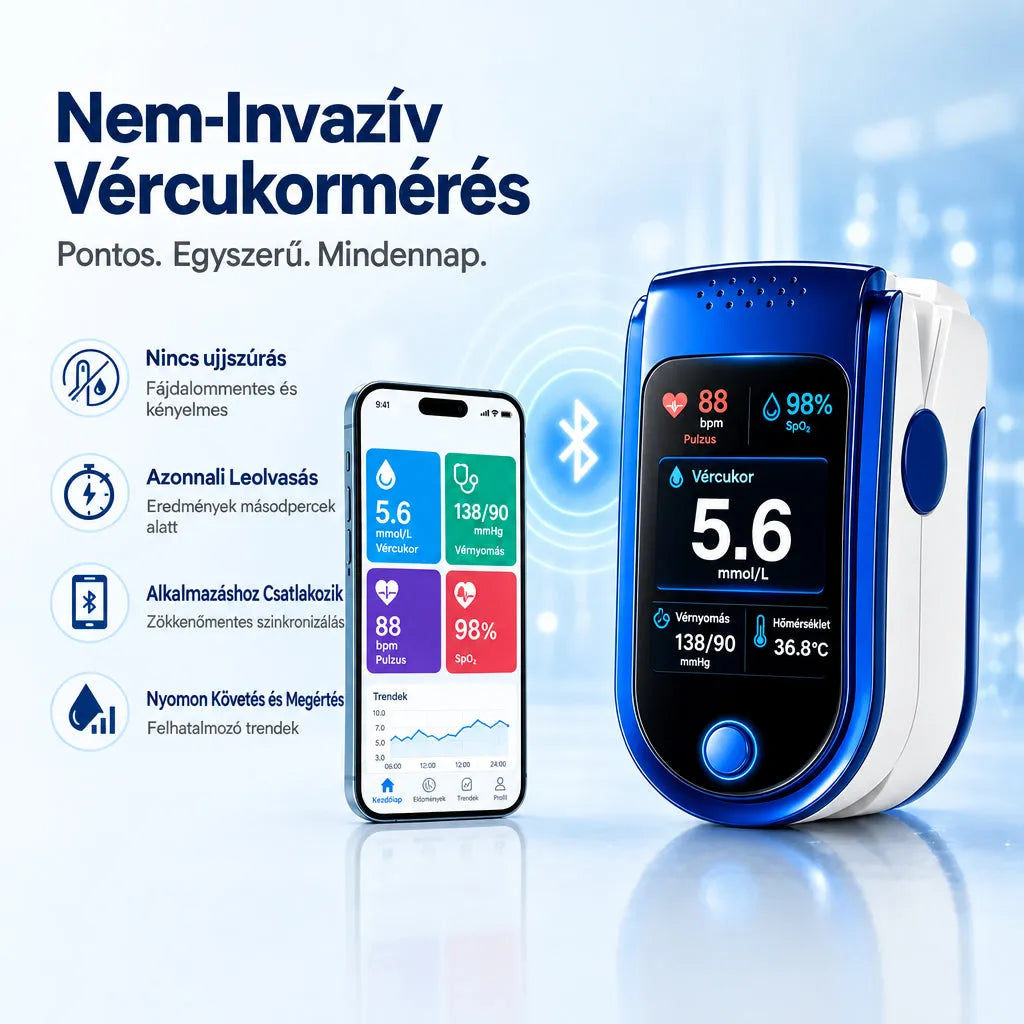 Non-Invasive Health Monitor with Painless Daily Tracking