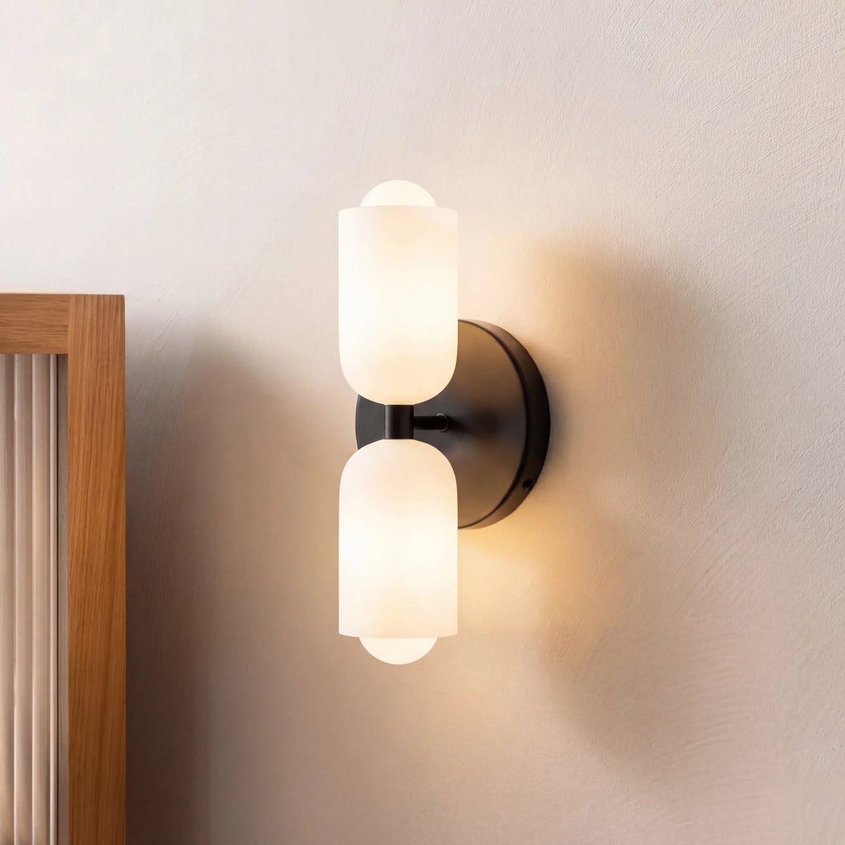 Nordic Up and Down Wall Light with Matte Finish