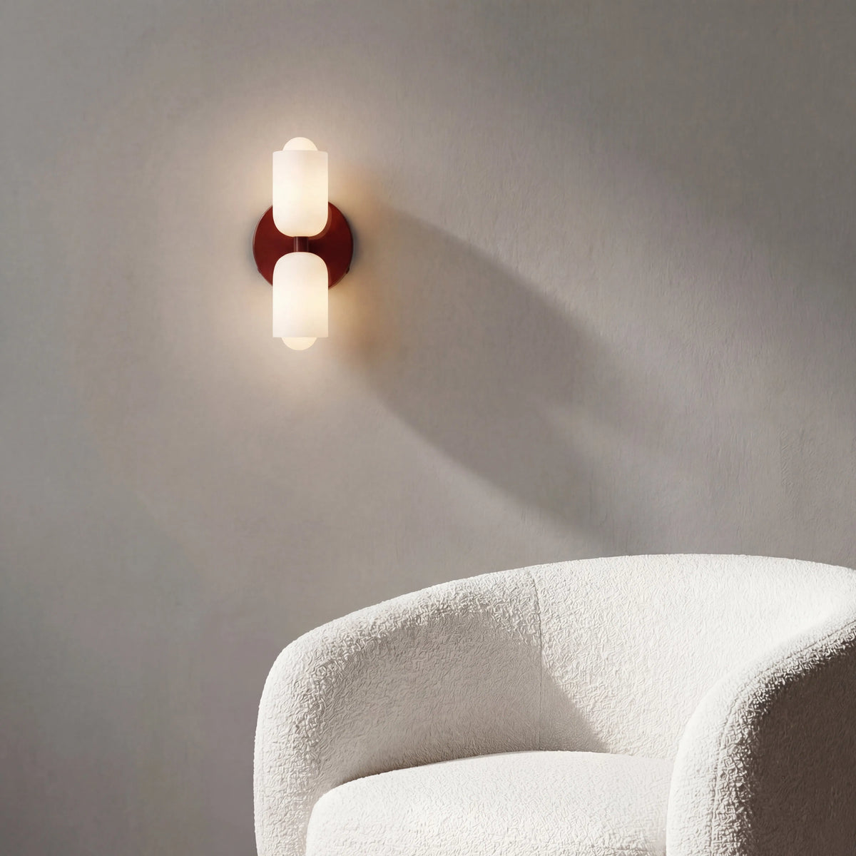 Nordic Up and Down Wall Light with Matte Finish