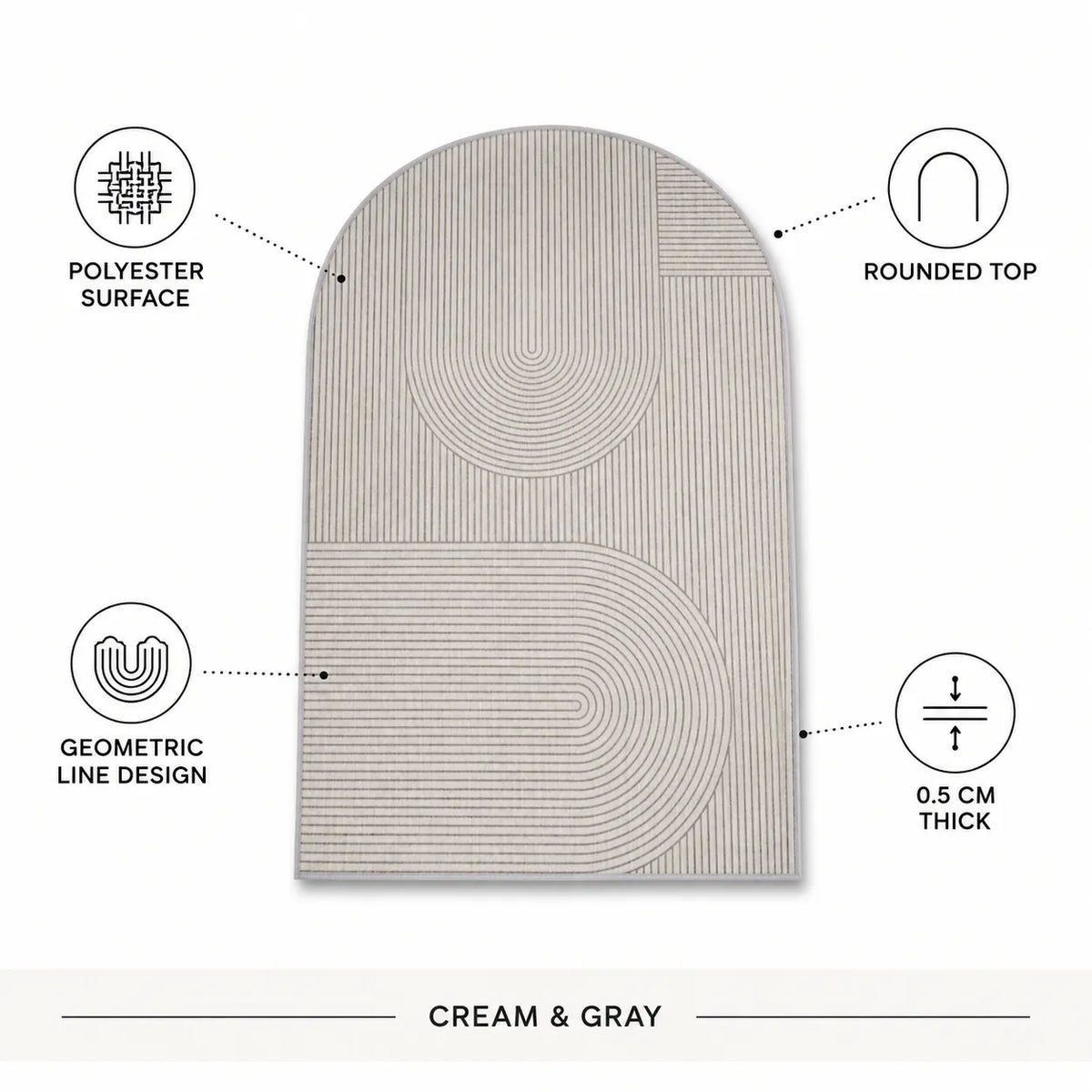 Office Chair Mat with Non-Slip Backing for Floor Protection