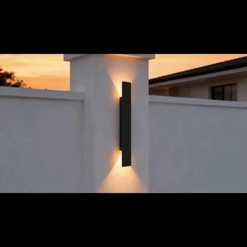 Outdoor Up and Down LED Wall Light with Weatherproof Housing