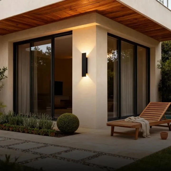 Outdoor Up and Down LED Wall Light with Weatherproof Housing