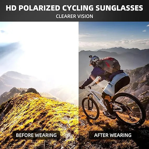Photochromic Polarized Tactical Sports Sunglasses with UV400 Protection