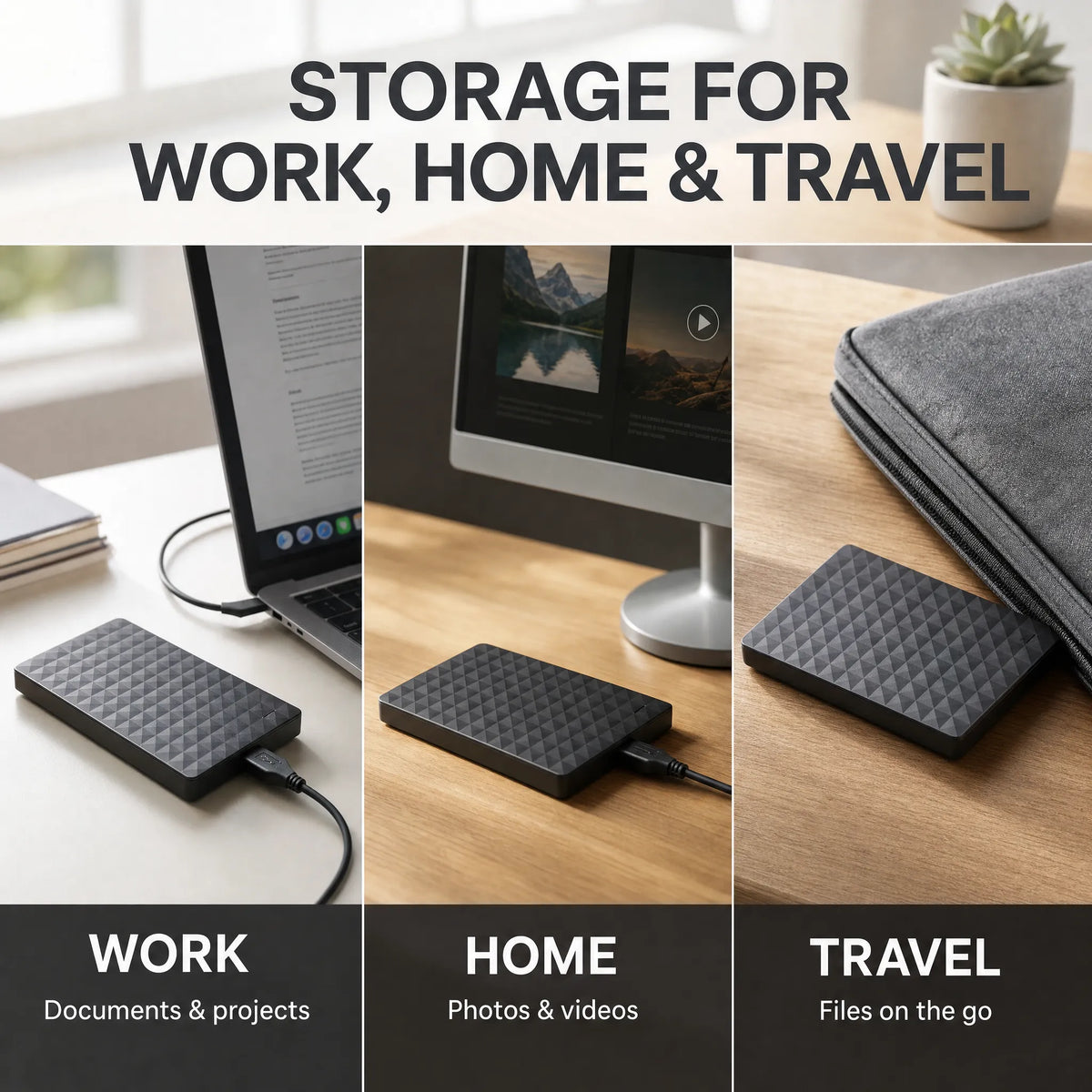 Portable External Hard Drive 10 TB with USB 3.0