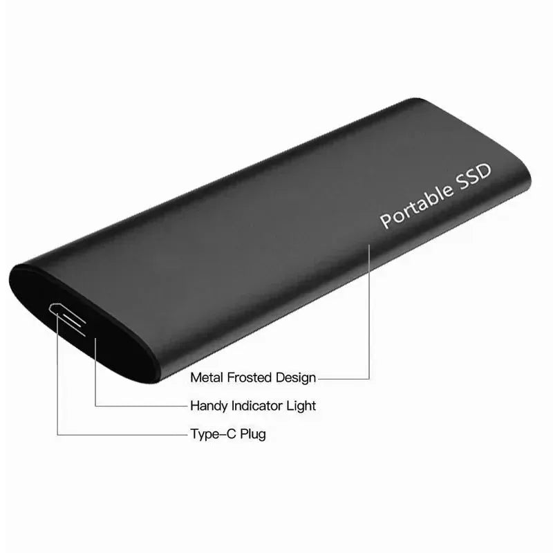 Portable External Hard Drive 4 TB with USB-C