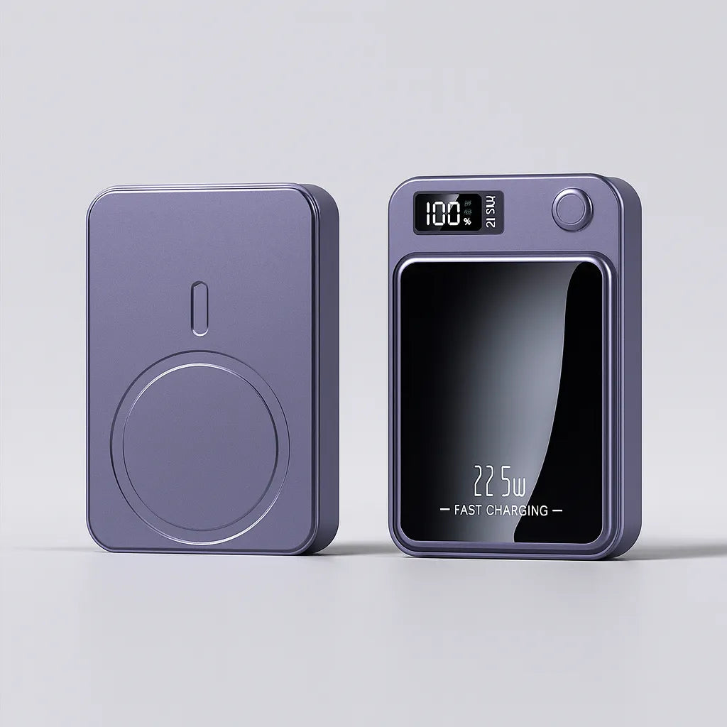 Portable Power Bank with Fast Charging and Wireless Charging