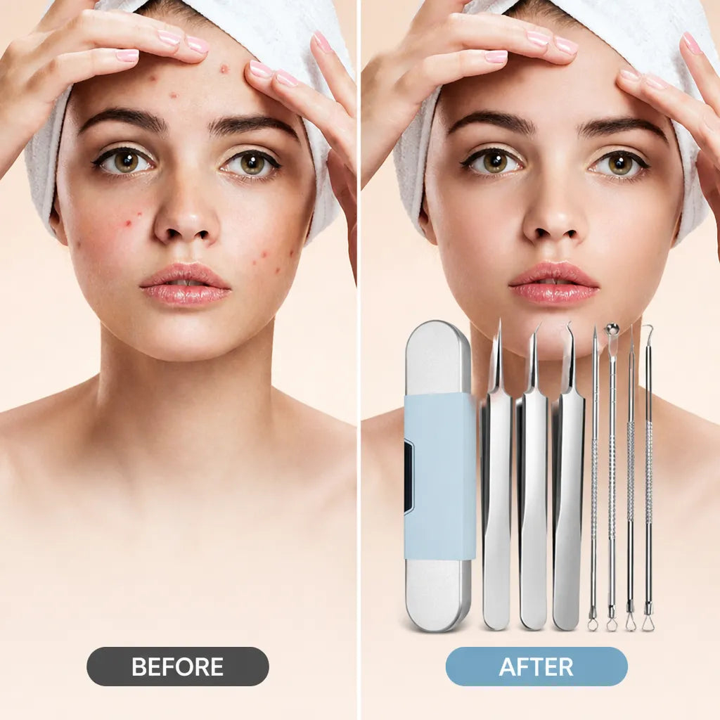 Precision Blackhead Remover Kit with Travel Case