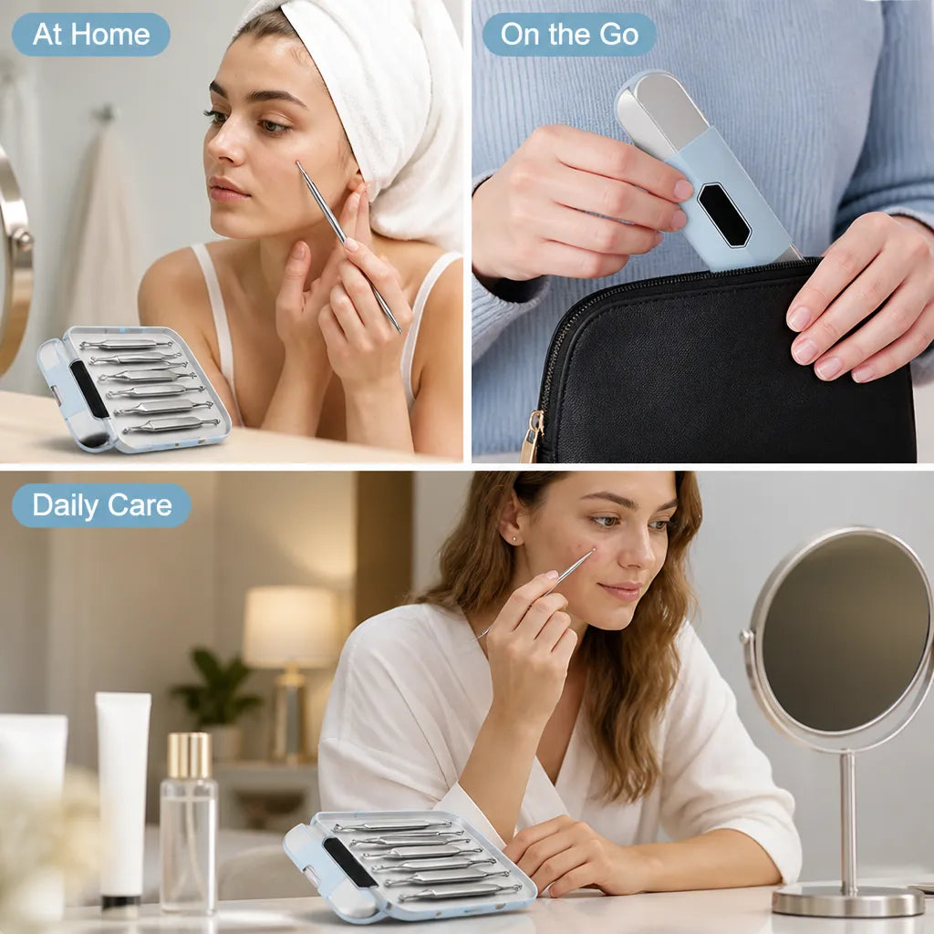 Precision Blackhead Remover Kit with Travel Case