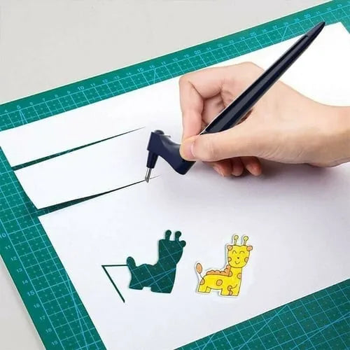 Precision Rotary Craft Cutter with 360-Degree Blade