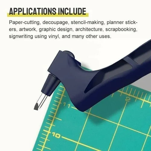 Precision Rotary Craft Cutter with 360-Degree Blade