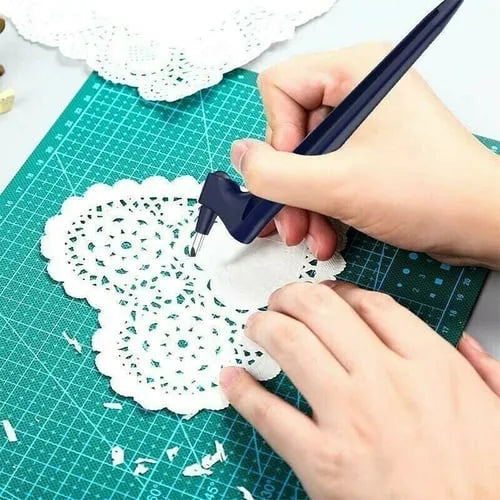 Precision Rotary Craft Cutter with 360-Degree Blade