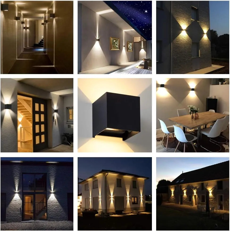 Rechargeable Scandinavian LED Wall Lamp with Motion Sensor