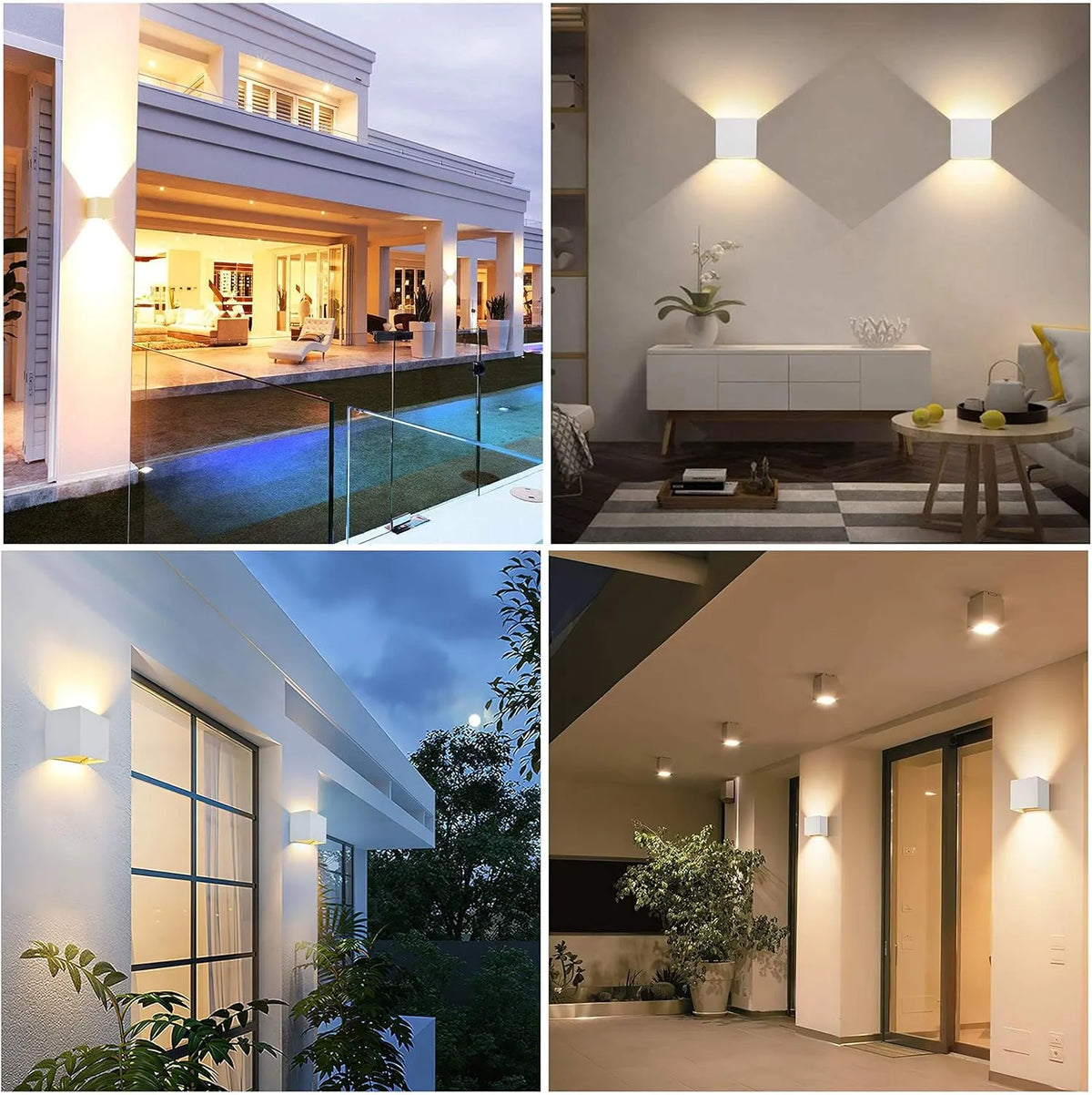 Rechargeable Scandinavian LED Wall Lamp with Motion Sensor