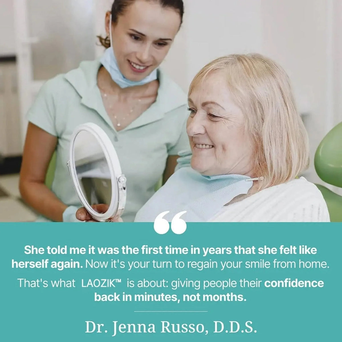 Removable Full Arch Denture Set with Flexible Cushion Grip