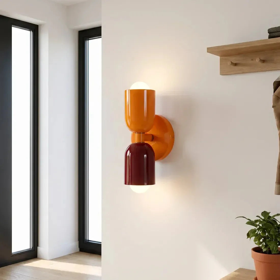 Retro Wall Lamp in Vibrant Colors
