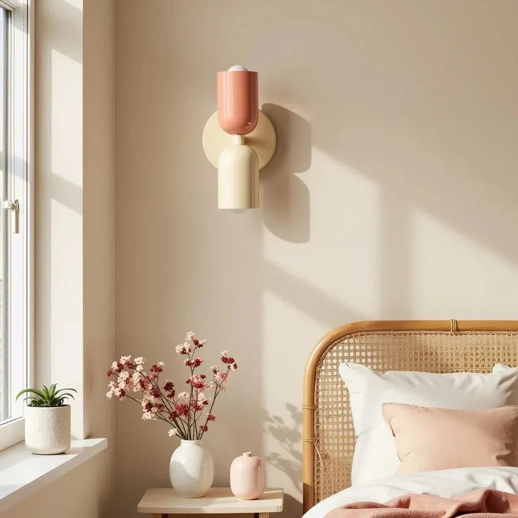 Retro Wall Lamp in Vibrant Colors