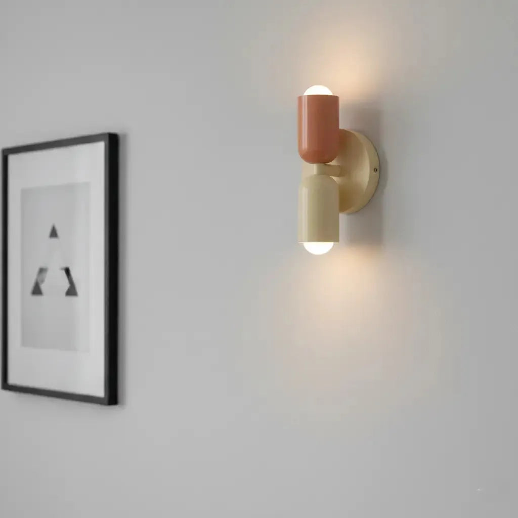 Retro Wall Lamp in Vibrant Colors
